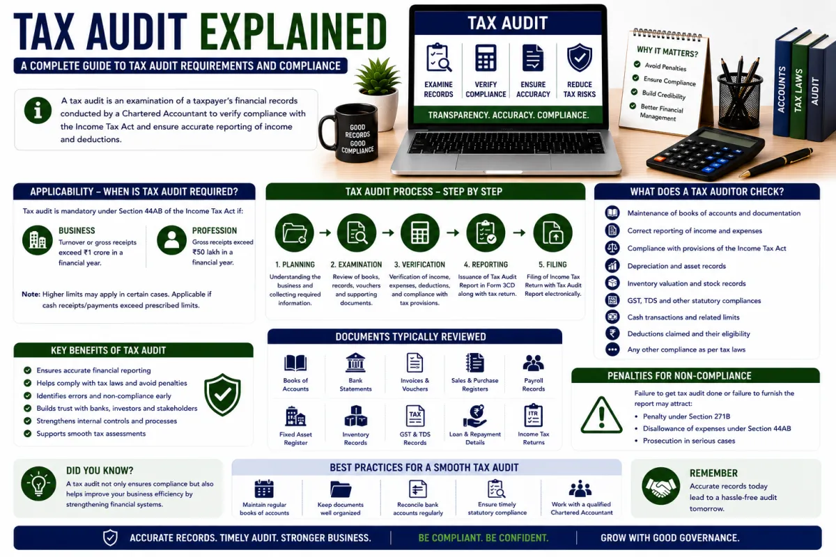 Tax Audit Explained: A Complete Guide to Tax Audit Requirements and Compliance in India