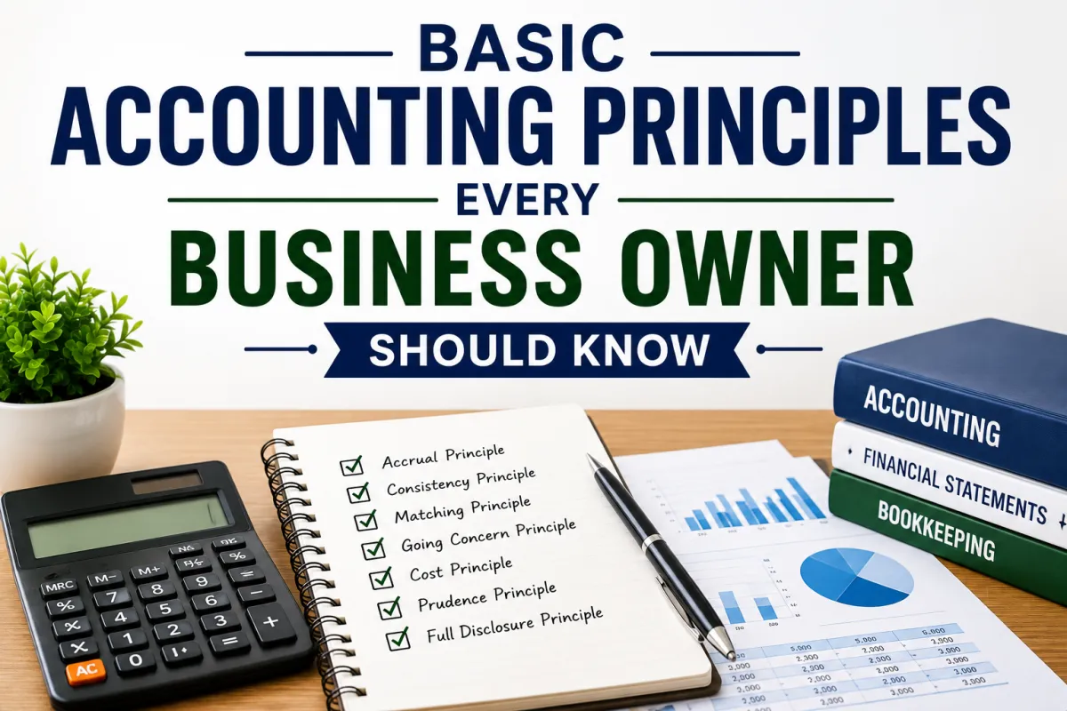 Basic Accounting Principles Every Business Owner Should Know: A Complete Beginner’s Guide