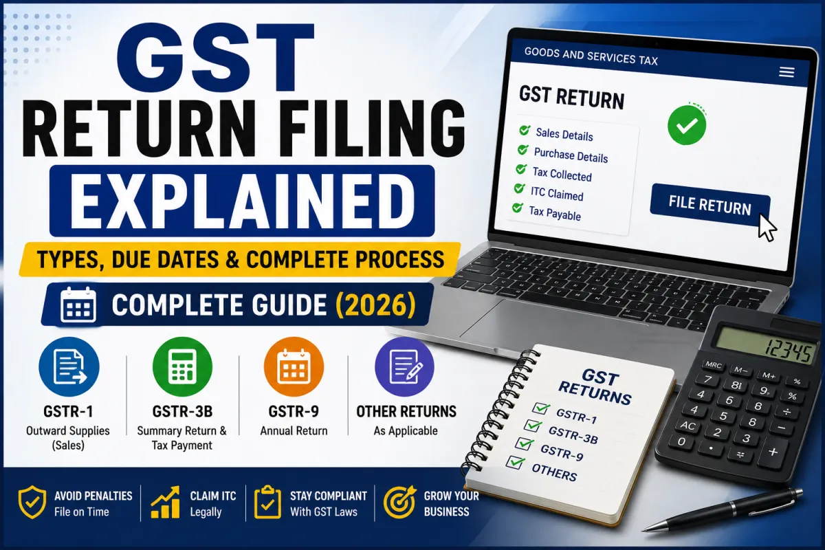 GST Return Filing Explained: Types, Due Dates & Complete Process (2026)