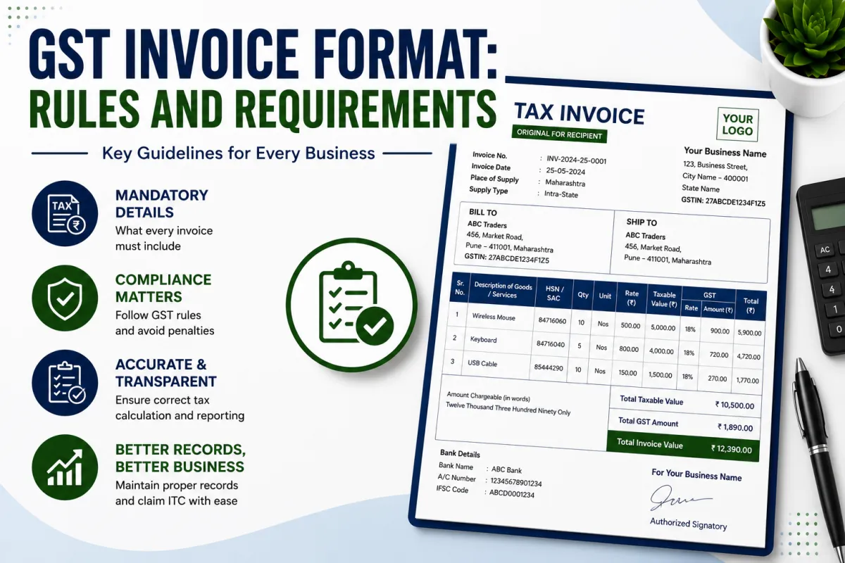 GST Invoice Format: Rules and Requirements Every Business Must Follow