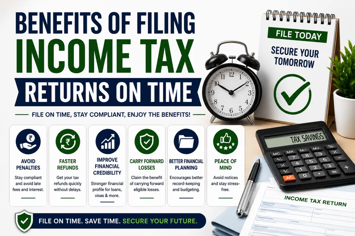 Benefits of Filing Income Tax Returns on Time: Why Every Taxpayer Should File Before the Due Date