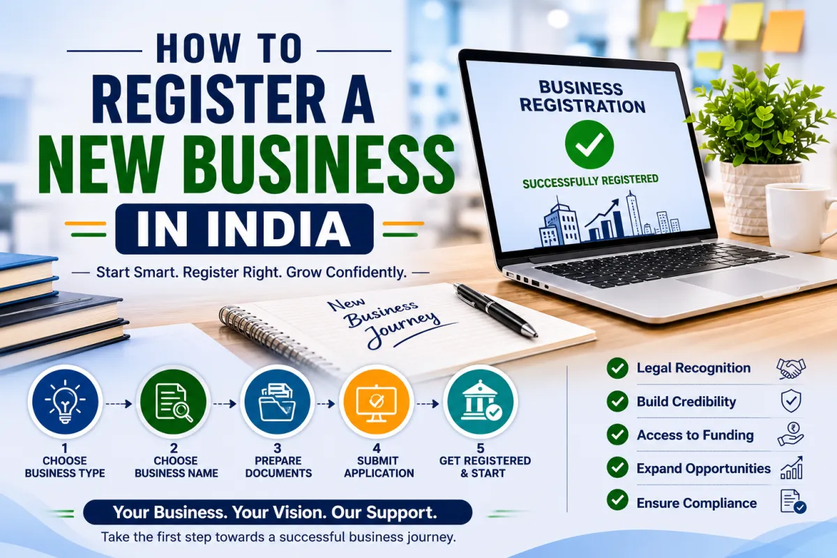 How to Register a New Business in India: A Step-by-Step Guide for Entrepreneurs