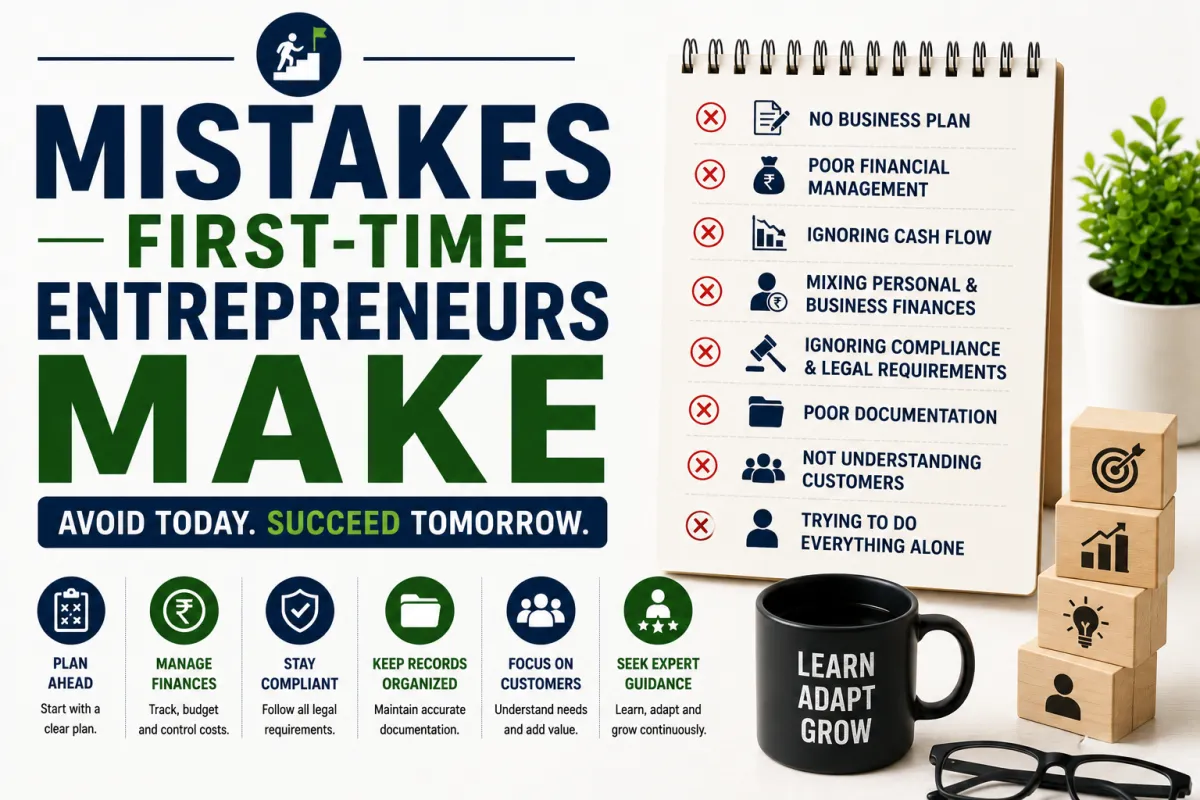 Mistakes First-Time Entrepreneurs Make: Common Errors to Avoid for Business Success