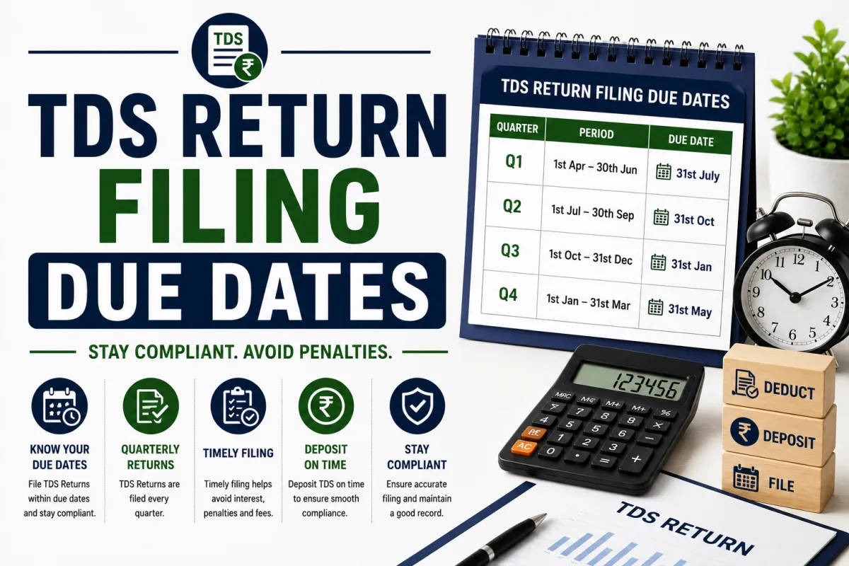 TDS Return Filing Due Dates: A Complete Guide for Timely Tax Compliance
