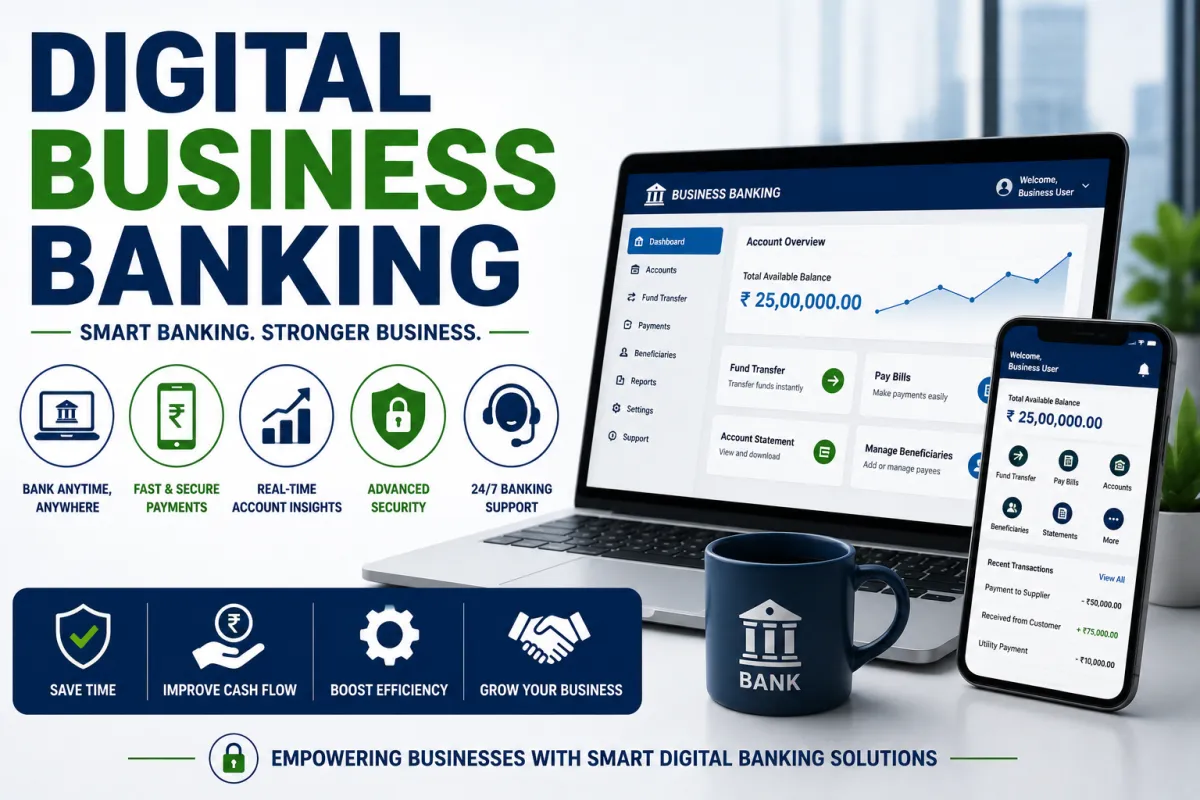 Digital Business Banking: Transforming Business Finance with Secure and Smart Banking Solutions