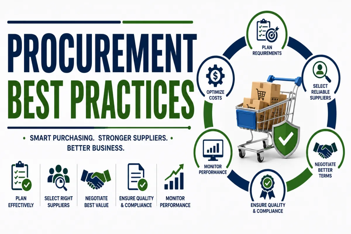 Procurement Best Practices: A Complete Guide to Smarter Purchasing and Efficient Supplier Management